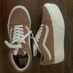 Women’s vans platform suede size 7